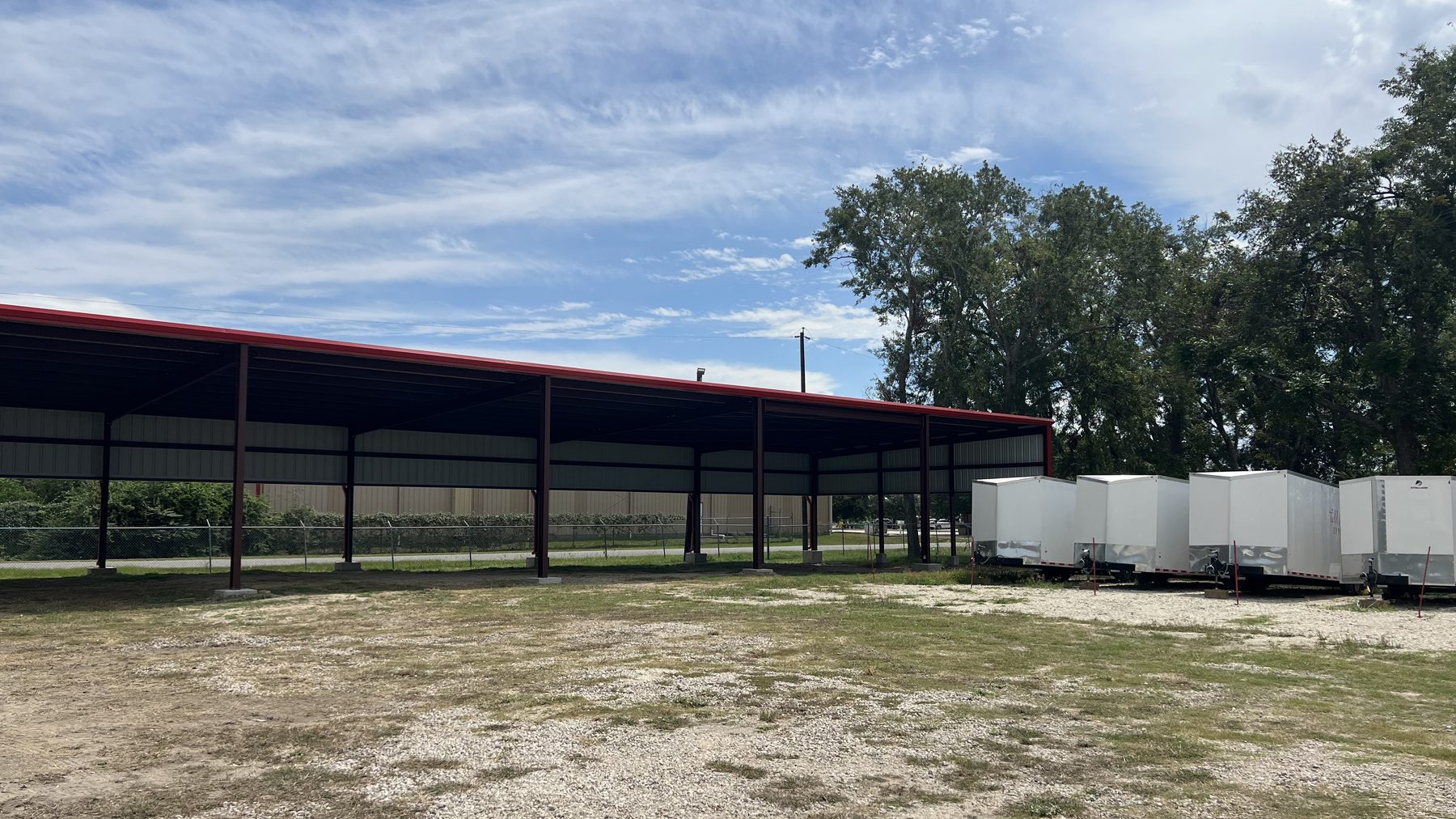 Covered storage building at Cypress Covered Storage